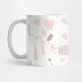 Terrazzo blush color block pattern Mug